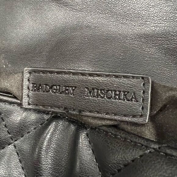 Badgley Mischka Faux Pearl Embellished Mini Bag - Picture 3 of 3